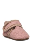 Melton Classic Wool Slippers Rosa