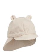 Liewood Gorm Linen Sun Hat With Ears Kräm