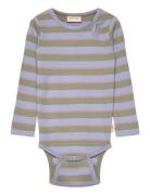 Petit Piao Body L/S Modal Double Striped Multi/patterned