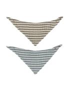 OYOY MINI Striped Drool Bib - Pack Of 2 Multi/patterned