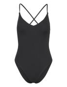 Lindex Swimsuit Naila Rib Svart