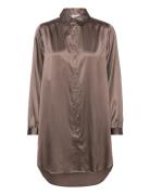 Rosemunde Silk Shirt Dress Brun