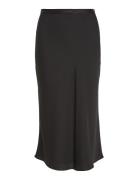 Calvin Klein Recycled Cdc Bias Cut Midi Skirt Svart