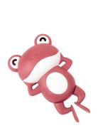 Magni Leksaker Wind Up Frog - Pink Rosa