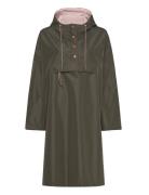 Becksöndergaard Solid Rain Poncho Khaki Green