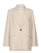 Marville Road Alyssa Linen Blazer Beige