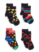 Happy Socks 4-Pack Kids Classic Socks Gift Set Multi/patterned