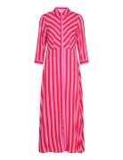 YAS Yassavanna Long Shirt Dress S. Noos Rosa