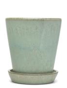 Dyrkningspotte Home Decoration Flower Pots Blue Knabstrup Keramik