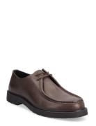 Selected Homme Slhtim Leather Moc-Toe Shoe Brun