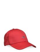 GANT Unisex. High Cotton Twill Cap Röd