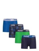 PUMA Puma Boys Basic Boxer Aop 4P Ecom Multi/patterned