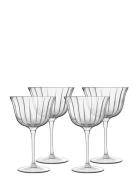 Cocktailglas Retro Bach 4 Stk. Home Tableware Glass Cocktail Glass Nud...