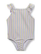 Kids Only Kmganna Frill Swimsuit Acc Lila