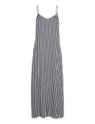 Tommy Hilfiger Fluid Stripe Ankle Slip Dress Blå