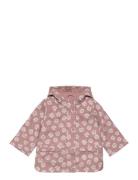 Mango Printed Water-Repellent Jacket Rosa