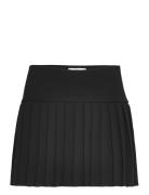 Mango Pleated Mini-Skirt Svart