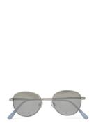 Mango Aviator Frame Sunglasses Silver