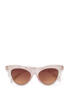 Mango Acetate Frame Sunglasses Rosa