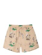 Pompeii Tennis Swim Trunks Beige