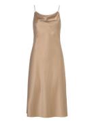 Balmuir Fiona Silk Satin Dress Guld