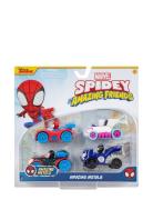 Spidey Amazing Metals Car 4 Pk Toys Toy Cars & Vehicles Toy Cars Multi...