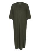 Kaffe Kamilia Kaftan Dress Khaki Green