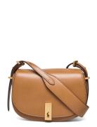 Polo Ralph Lauren Polo Id Calfskin Mini Saddle Bag Beige