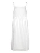 Tommy Hilfiger Linen Midi Slip Dress Vit