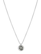 Samie Compass Necklace Silver