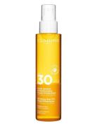 Clarins Glowing Sun Oil High Protection Spf30 Body & Hair Nude