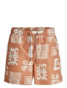 Jack & J S Jpstfiji Jjswim Oceanday Ss24 Ly Orange