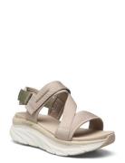 Skechers Womens Relaxed Fit D'lux Walker - Kind Mind Beige