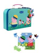 Barbo Leksaker Peppa Pig Suitcase With A Puzzle Multi/patterned