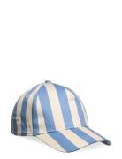 Lindex Cap Roundpeak Bold Stripes Blå