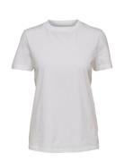 Selected Femme Slfmy Perfect Ss Tee Box Cut B Noos Vit