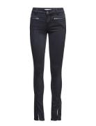 ODD MOLLY Leg-Endary Slits Jeans Svart