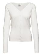 Saint Tropez A2708, Milasz High Rib Cardigan Vit