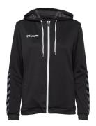 Hummel Hmlauthentic Poly Zip Hoodie Woman Svart