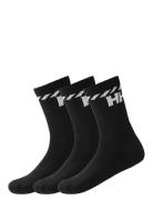 Helly Hansen Cotton Sport Sock 3P Svart
