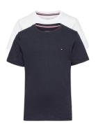 Tommy Hilfiger 2 Pk Ss Tee Vit