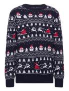 Christmas Sweats The Stylish Christmas Jumper Navy Blå