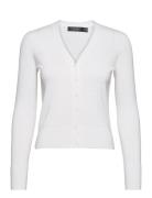 Lauren Ralph Lauren Cotton-Modal Cardigan Sweater Vit