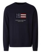 Lexington Clothing Barry Organic Cotton Sweatshirt Blå