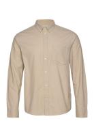 Wood Wood Adam Classic Flannel Shirt Beige