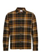 Knowledge Cotton Apparel Big Checked Heavy Flannel Overshirt Multi/pat...