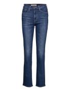 LEVI´S Women 724 High Rise Straight Nonstop Blå