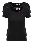 LEVI´S Women 2Pack Crewneck Tee 2 Pack Tee Svart