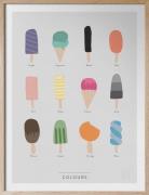 Colours - På Engelska Home Kids Decor Posters & Frames Posters Multi/p...