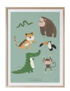 I Djungeln Home Kids Decor Posters & Frames Posters Multi/patterned Ku...